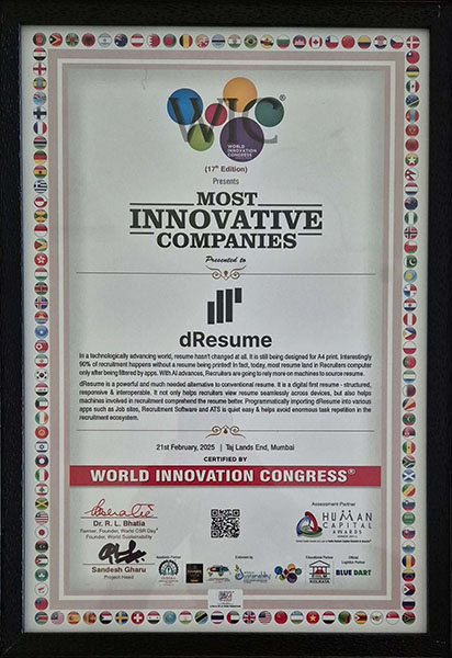 Most Innovative Companies Award